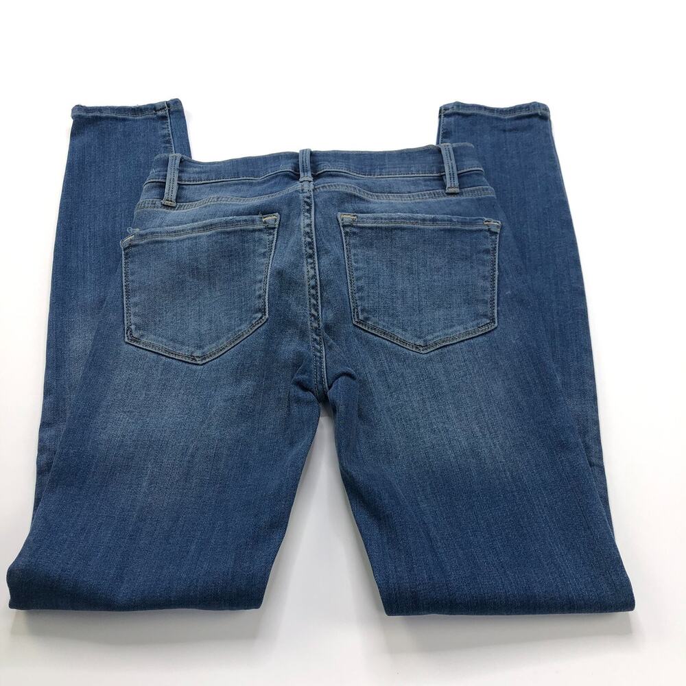 FRAME Le Skinny De Jeanne 24 (Fits 24W 28L) Mid Rise Denim Jeans